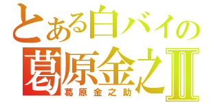 とある白バイの葛原金之助Ⅱ（葛原金之助）