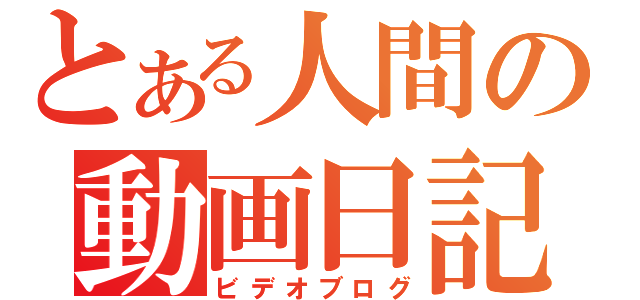 とある人間の動画日記（ビデオブログ）