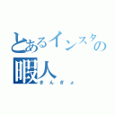 とあるインスタ住みの暇人（きんぎょ）