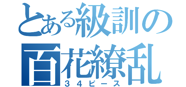 とある級訓の百花繚乱（３４ピース）