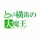 とある横笛の大魔王（ピッコロ）