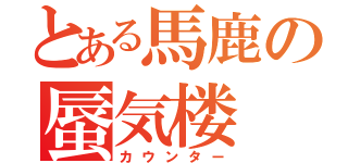 とある馬鹿の蜃気楼（カウンター）