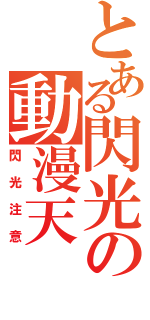 とある閃光の動漫天Ⅱ（閃光注意）