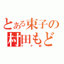 とある束子の村田もどき（ドヤ顔）