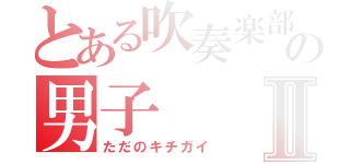 とある吹奏楽部の男子Ⅱ（ただのキチガイ）