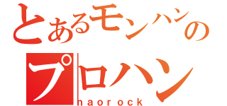 とあるモンハンのプロハン（ｎａｏｒｏｃｋ）