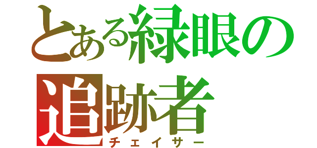 とある緑眼の追跡者（チェイサー）