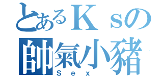 とあるＫｓの帥氣小豬（Ｓｅｘ ）