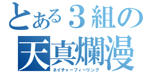 とある３組の天真爛漫（ネイチャーフィーリング）