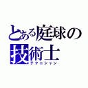 とある庭球の技術士（テクニシャン）