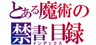 とある魔術の禁書目録（インデックス）