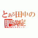 とある田中の肥満症（メタボリック）