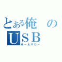 とある俺のＵＳＢ（ゆーえすびー）