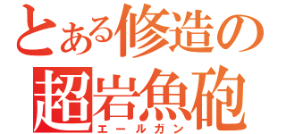 とある修造の超岩魚砲（エールガン）