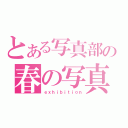 とある写真部の春の写真展（ｅｘｈｉｂｉｔｉｏｎ）