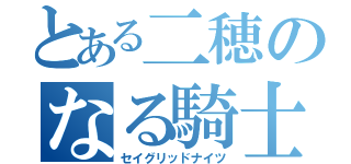 とある二穂のなる騎士（セイグリッドナイツ）