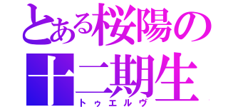 とある桜陽の十二期生（トゥエルヴ）