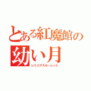 とある紅魔館の幼い月（レミリアスカーレット）