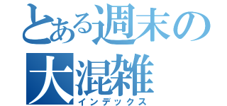 とある週末の大混雑（インデックス）