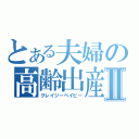 とある夫婦の高齢出産Ⅱ（クレイジーベイビー）