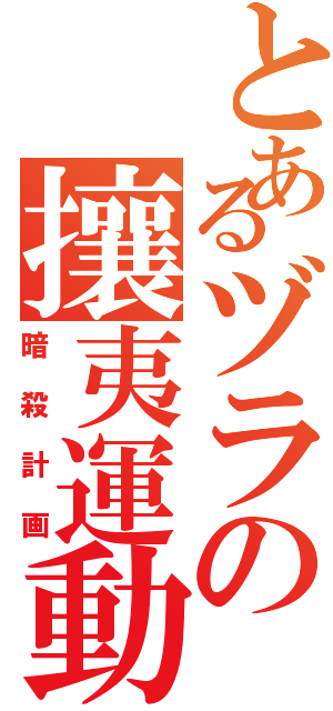 とあるヅラの攘夷運動（暗殺計画）