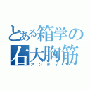 とある箱学の右大胸筋（アンディ）