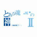 とある魂✣風★夜の神Ⅱ（（會連狙了！））