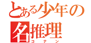 とある少年の名推理（コナン）