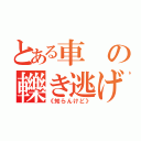 とある車の轢き逃げ事件（《知らんけど》）