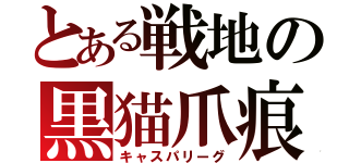 とある戦地の黒猫爪痕（キャスパリーグ）