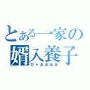 とある一家の婿入養子（ひゃああああ）