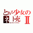 とある少女のネト充Ⅱ（俺はネト充であってもリア充ではない）