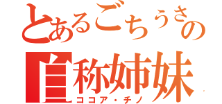 とあるごちうさの自称姉妹（ココア・チノ）