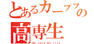 とあるカープファンの高専生（Ｎｏ ｃａｒｐ Ｎｏ ｌｉｆｅ）