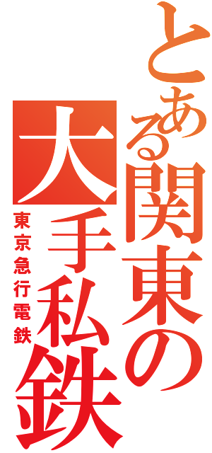 とある関東の大手私鉄（東京急行電鉄）