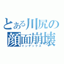 とある川尻の顔面崩壊（インデックス）