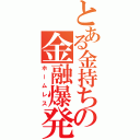 とある金持ちの金融爆発（ホームレス）