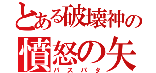 とある破壊神の憤怒の矢（パスパタ）