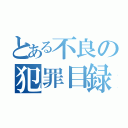 とある不良の犯罪目録（）