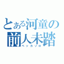 とある河童の前人未踏（ペッカソロ）