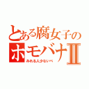 とある腐女子のホモバナⅡ（みれる人少ないべ）