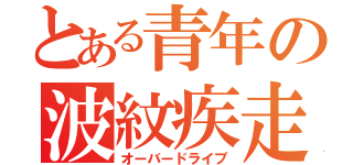 とある青年の波紋疾走（オーバードライブ）