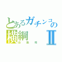 とあるガチンコの横綱Ⅱ（白鵬翔）