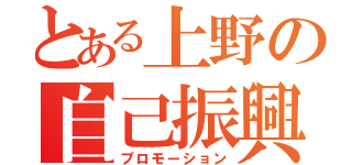 とある上野の自己振興（プロモーション）