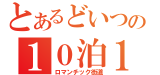 とあるどいつの１０泊１１日（ロマンチック街道）