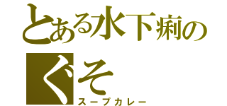 とある水下痢のぐそ（スープカレー）