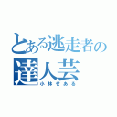 とある逃走者の達人芸（小林せある）