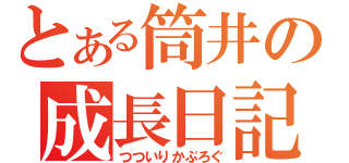 とある筒井の成長日記（つついりかぶろぐ）