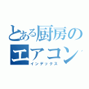 とある厨房のエアコン洗浄（インデックス）