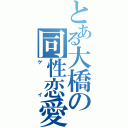 とある大橋の同性恋愛（ゲイ）